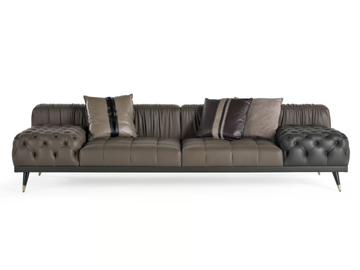 HIGHLANDER - 2 seater leather sofa by Gianfranco Ferré Home - view 2
